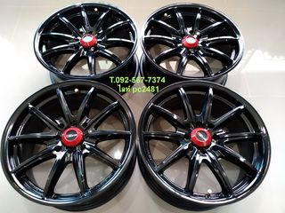 5300/4วง ล้อ 16นิ้ว Lenso samurai 4รู100-114 กว้าง7นิ้ว ET40