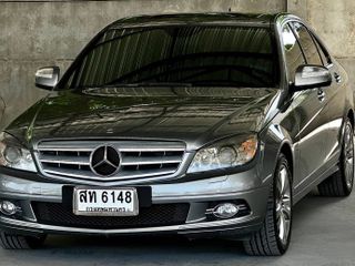 Benz C200 สีเทา รุ่นท๊อปสุด Sunloof