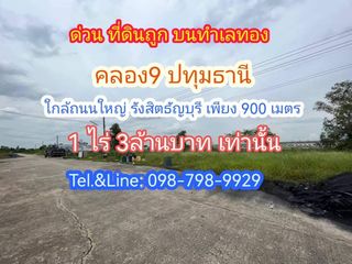 คลอง9 ห่างถนนใหญ่ 900 เมตร (ตลาดต้นไม้ใหญ่) รังสิต-ธัญบุรี 1