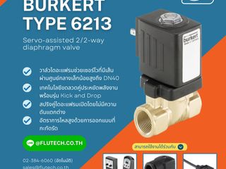 BURKERT TYPE 6213 2/2 Way Servo-Assisted Diaphragm Valve