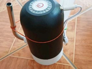 ฟรี ที่กดน้ำอัตโนมัติ มือ2 ขายถังน้ำ ใบใหญ่ สีฟ้า