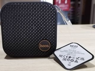 ขายลำโพงบลูทูธไร้สายแบบพกพายี่ห้อ Hoco รุ่น HC22 สีดำ