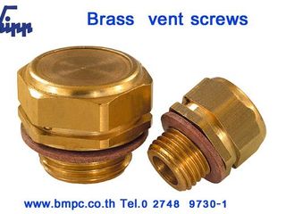 Brass vent screw, Vent plug, Breather screw plug