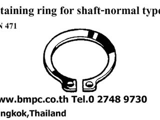 Snap ring, Retaining ring, Circlip washer, แหวนล๊อกเพลา