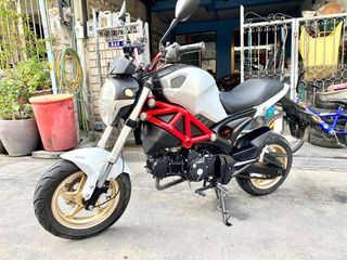 ขายGpx Demon125ปี61สตาร์ทมือรถบ้านมือเดียวไมล์หมื่นโลเล่มครบ