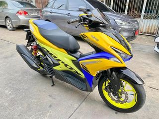 ขายสดผ่อนYamaha Aerox155หัวฉีดปี2018ไมล์1หมื่นโลรถบ้านเครื่อ