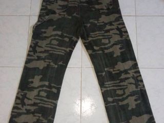 กางเกงช่างขายาวลายพรางแฟชั่น 30 ทรงสวยสภาพดี