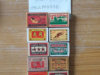 ไม้ขีดไฟสะสม ชุด 10 กลัด