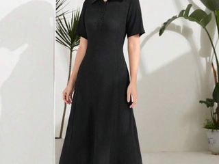 เดรสยาวผ้าลินิน Vinvert ของแท้