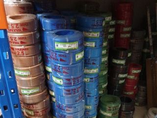 สายไฟ THW 1x2.5 SQmm.Yazaki(100m./ม้วน)YAZAKI มีครบทุกสี