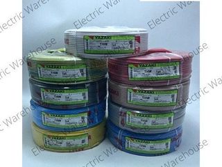 สายไฟ THW1x4 SQ mm. (100m/ม้วน)Yazakiมีครบทุกสี