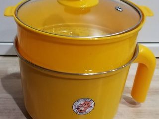 ขายหม้ออเนกประสงค์สแตนเลส พร้อมถาดนึ่ง ยี่ห้อ SPL LUCKY BEAR