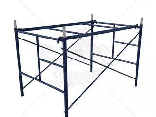 นั่งร้านเหล็ก 1.20 ม. สีน้ำเงิน ครบชุด