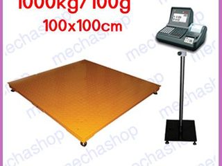 เครื่องชั่งตั้งพื้น แบบมีเครื่องพิมพ์ 1000kg ยี่ห้อ PRIS