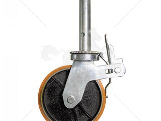 ลูกล้อเป็นยูรีเทนสีส้ม 8-เบรก-เดือย (รุ่นโมเดล 2)