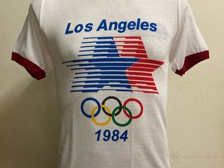 เสื้อยืด ลาย โอลิมปิก สไตล์วินเทจ