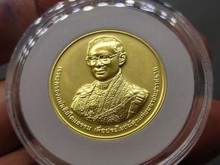 เหรียญทองคำ (ทอง 99 หนัก 1 บาท) ที่ระลึก 60 ปี บรมราชาภิเษ