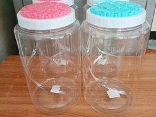 ขวดโหล ใบใหญ่ ซื้อ 2 ฟรี 2 ขวดพลาสติกใส 3500ml