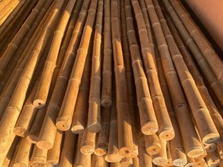 ไม้ไผ่แช่น้ำยาป้องกันมอด