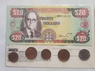 ที่ระลึกชุดสกุลเงินประเทศจาไมก้าJamaica