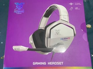 HEADSET (7.1) NUBWO-X X99 BLACK