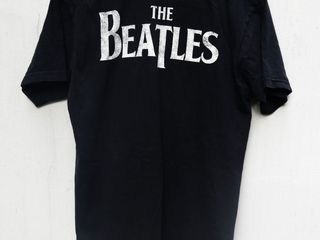 the beatles black t-shirt Mens Medium Kirkland Made in Hondu