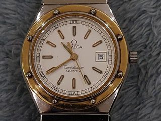 RARE Lady omega contellation gold/steel