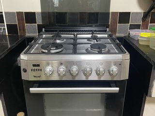 เตาแก้สพร้อมเตาอบในตัว Tecno