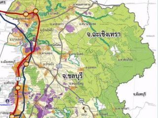 ขายที่ดินถมแล้ว ผังสีม่วง 30 ไร่ ถูกสุด อ.ศรีราชา