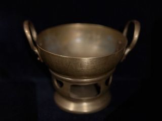 กระทะทองเหลือง 6 นิ้ว พร้อมเตา