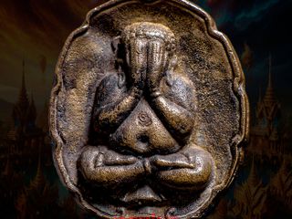 พระปิดตาเนื้อนวะ หลวงพ่อดำ