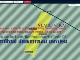 ที่ดิน47ไร่ กว้าง 139ม. ถนน3004 อ.บางเลน นครปฐม 0948216456