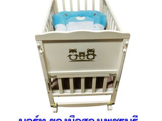 เตียงไม้ใหญ่สองชั้น สำหรับเด็กแรกเกิด มือสอง