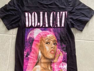 เสื้อ Doja Cat (Hot Pink Album) Black T Shirt size S