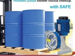 ปั๊มสูบส่งส่งสารเคมี เรซิน โพลิเมอร์ ได้อย่างปลอดภัย Hose pu