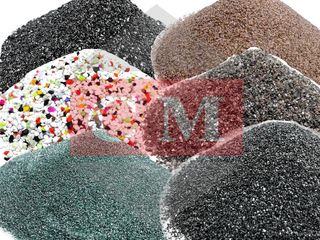 ทรายพ่น เม็ดยิงทราย ทรายลอกสนิม ทรายพ่นทำความสะอาดชิ้นงาน