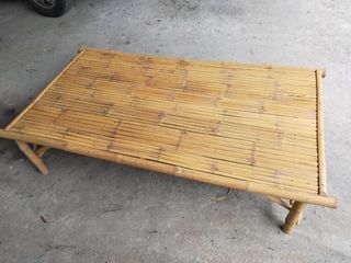 แคร่ไม้ไผ่ เตียงไม้ไผ่ แคร่นั่งเล่น ที่นั่งเล่น มือสอง