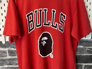 เสื้อ Bape x mitchell & ness bull