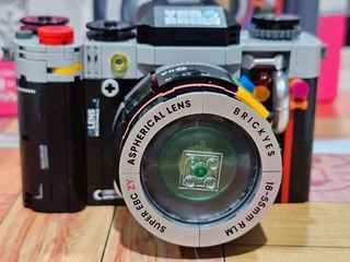 DIY ตัวต่อกล้องวินเทจ ประกอบง่าย ของเล่นมินิมอลตกแต่งบ้าน