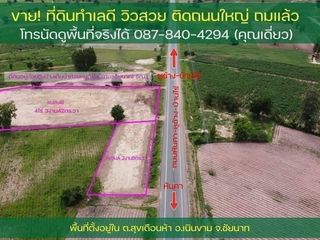 ขายด่วนขายถูกสุดที่ดินมีโฉนดถูกต้องและที่ดินติดถนนใหญ่สายหล