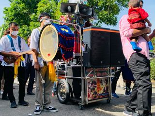 ขบวนแห่ภาคอีสาน ดนตรีนำขบวนแห่