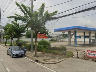 ขายที่ดิน3ไร่ ถมแล้ว พื้นที่สีม่วง หน้ากว้าง 86ม. ถนนสุขสวั