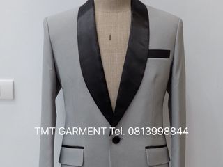 ชุดสูททักซิโด้ สีเทา