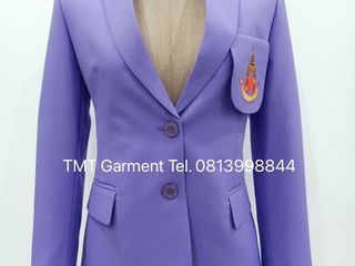 เสื้อสูทปักตราสัญลักษณ์ แบบลิ้นถอดได้