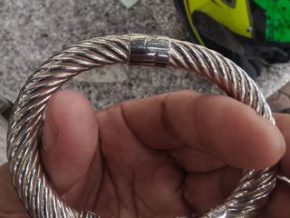 กำไลเงินข้อมือตอกโค๊ต 92.5 c 14k ตัวเรือนเป็นเงินรวมน้ำหนัก