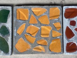 กระเบื้องปูนปูกระเบื้องลายกระเบื้องดินเผาเด่นจันทร์