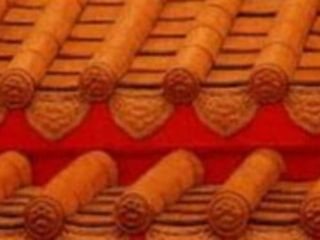 กระเบื้องดินเผาเด่นจันทร์ กระเบื้องจีน