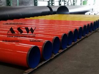 ท่อสไปรัล spiral pipe ทุ่นเรือ โป๊ะแพ ฟิตติ้ง