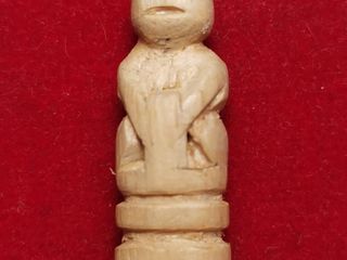 x068 หนุมานไม้แกะเก่า ตอกโค๊ตตัว ท ไม่ทราบที่