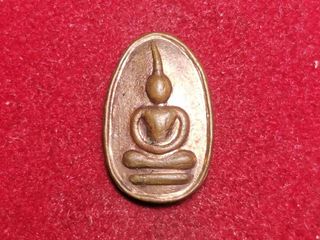 6189 พระพิจิตรเม็ดข้าวเม่า วัดหัวดง จ.พิจิตร พิมพ์ย้อนยุค